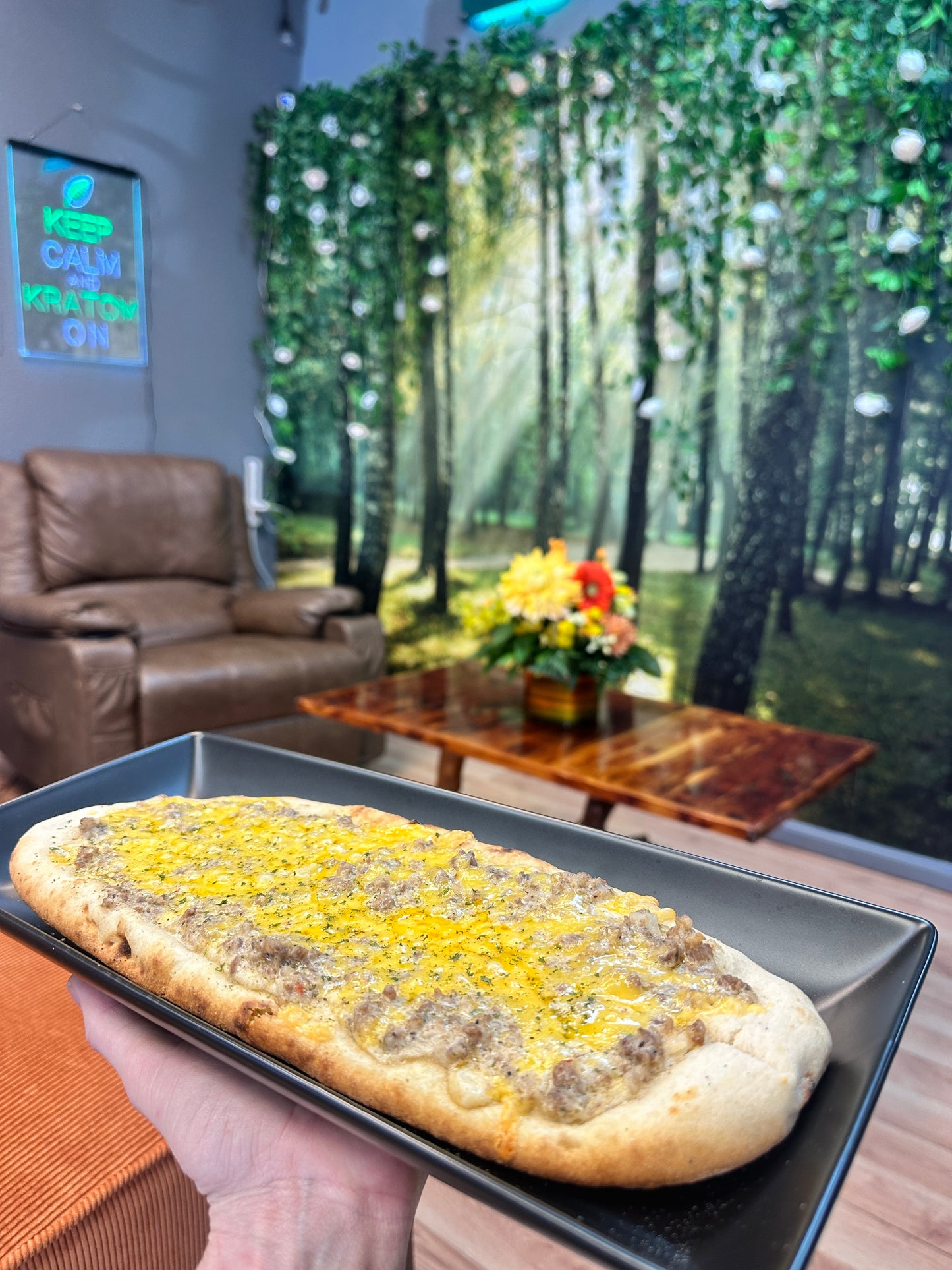 Biscuit and Gravy Flatbread